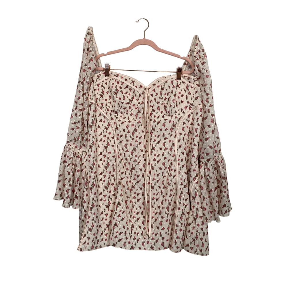 NWT FashionNova Women Soft Spoken Floral Mini Dress Size 3X